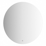 Зеркало Evoform с LED-подсветкой 21 W Ø80 см Сенсорный выключатель Теплый белый свет
