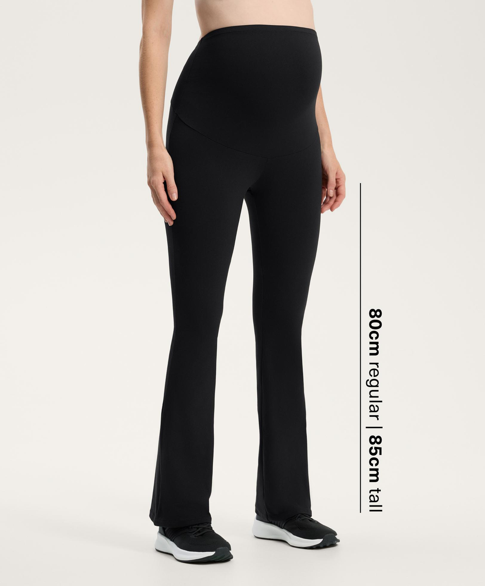 OYSHO Брюки-клеш для беременных Comfortlux 80 см, черный