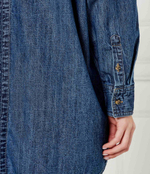 Джинсовая рубашка Guess Jeans - голубой(W5RH89 D5M84)