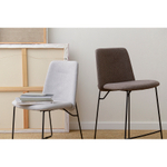 Стул барный Bergenson Bjorn Niels, рогожка, темно-коричневый