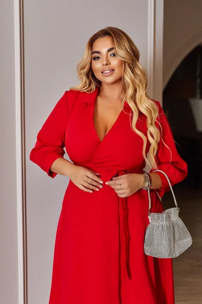 Платье на запах УК-053-4 Фабрика Моды