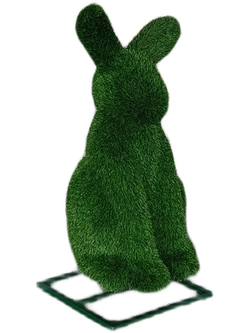 Зайчик сидячий прямо высокий