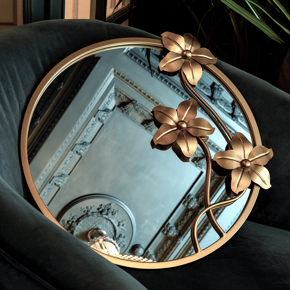 Зеркало настенное Объект мечты Эфрусси Голд