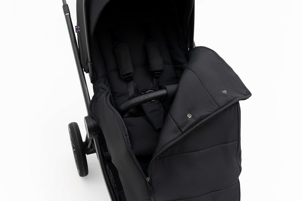 Коляска Agex Prima Pro 3 в 1 с автокреслом i-Team ATG080 Grey APA657 Midnight Grey (Темно-серый)