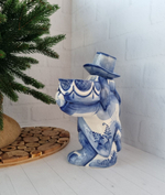 Кролик из Алисы фигурка гжель