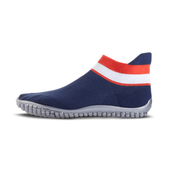 Leguano SNEAKER BLAU, ROT-WEISSER BUND