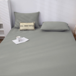 Комплект постельного белья Однотонный Сатин на резинке CSR023