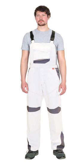 Полукомбинезон "Сириус-Цитрин" (белый/св.серый)