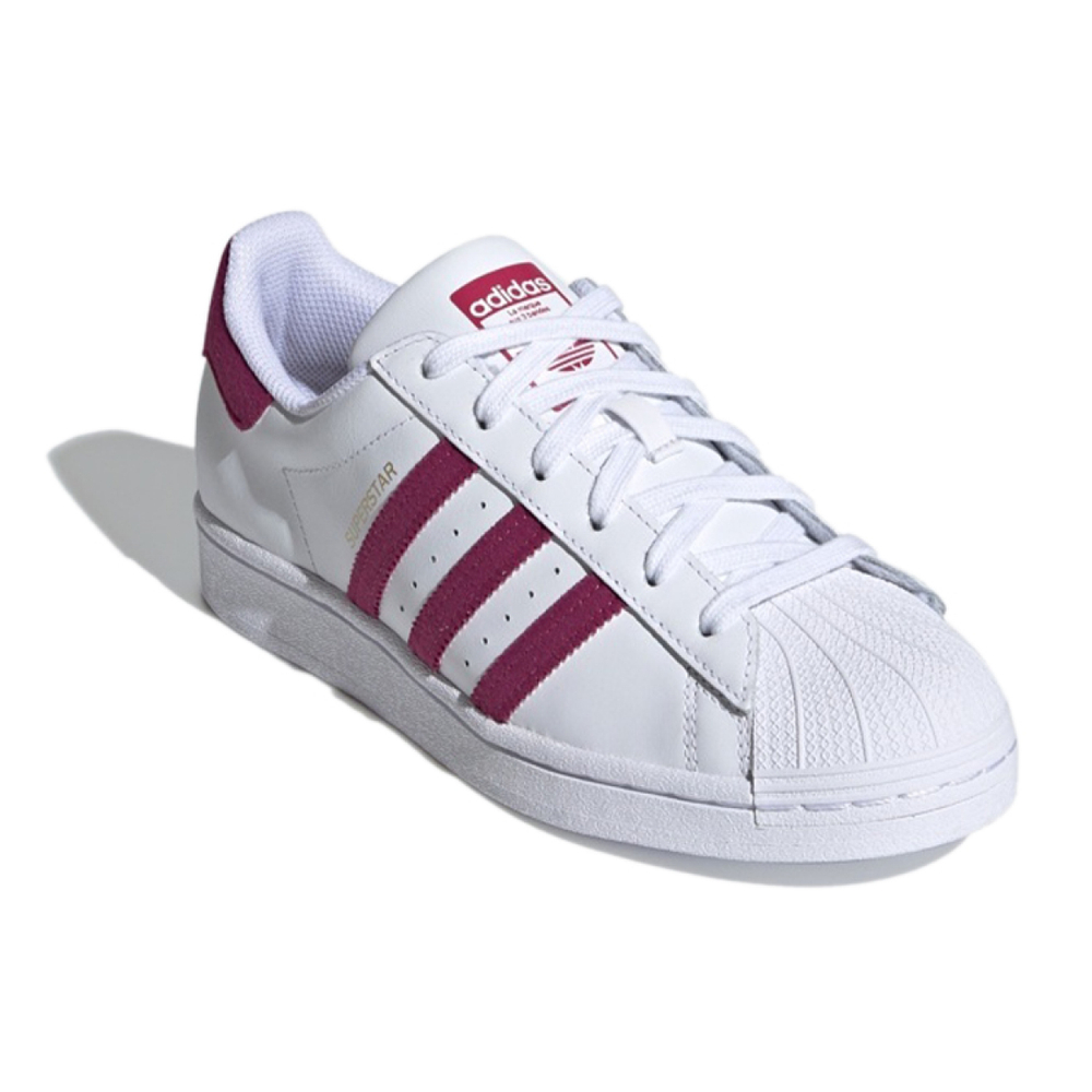 Кроссовки Adidas Originals Superstar White Red Gold
