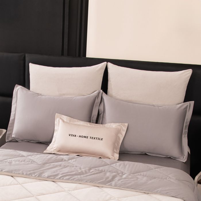 Комплект постельного белья на резинке с одеялом Вельвет Премиум «Серебристая гладь»