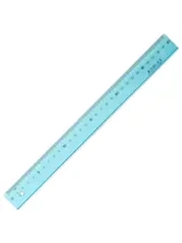 Линейка пластиковая 30 см Attache Bright Colours, голубая