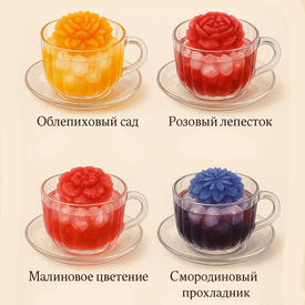 Цветочный ледяной чай и вкус лета: наши авторские летние напитки