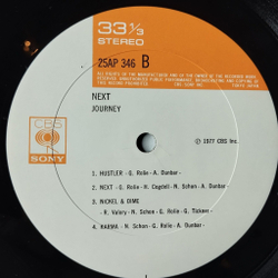 Винтажная виниловая пластинка LP Journey Next (Japan 1977) (No Obi) Here We Are