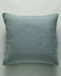 ZARA HOME НАВОЛОЧКА ДЛЯ ДЕКОРАТИВНОЙ ПОДУШКИ С РЕЛЬЕФНЫМ УЗОРОМ ЗВЕЗДЫ, ЗЕЛЕНЫЙ