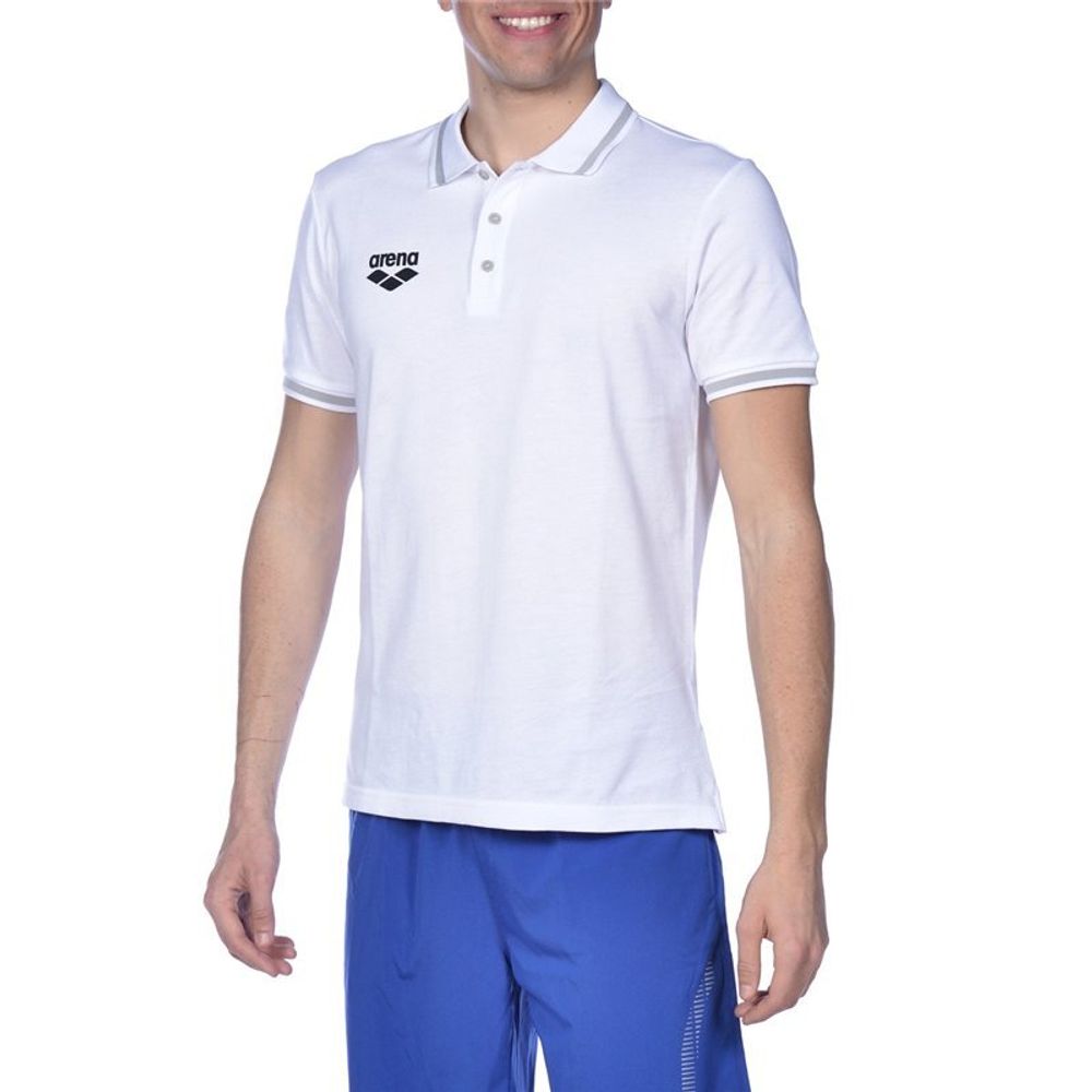 Рубашка-поло Arena Team Line Polo Unisex (белая)