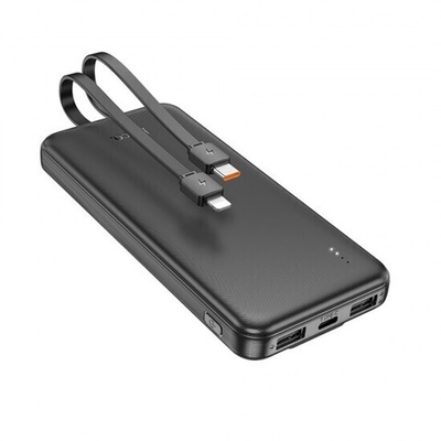 Внешний аккумулятор Power Bank 10000 mAh J118 013268 Черный