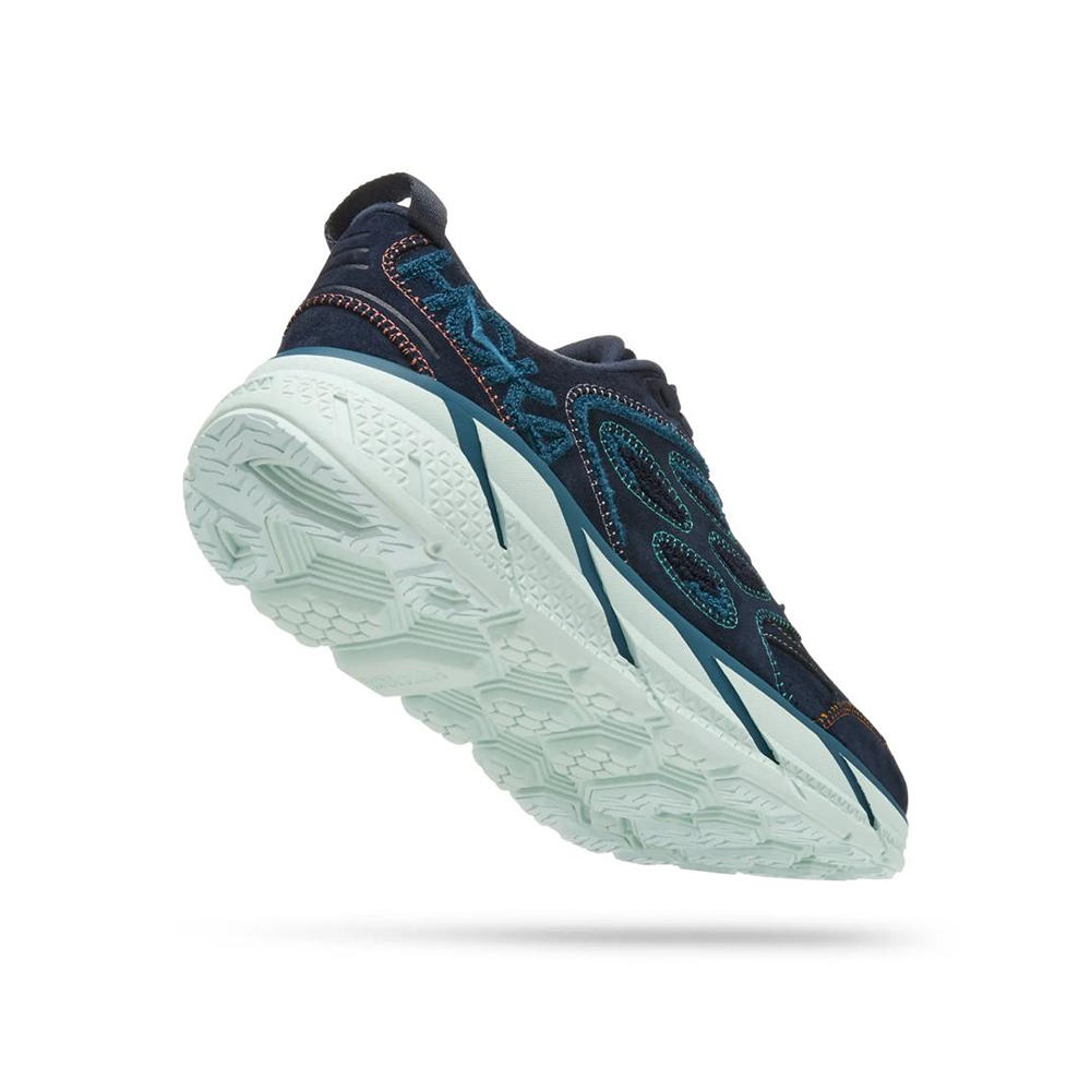 Кроссовки мужские HOKA U CLIFTON L EMBROIDERY Outer Space / Blue Coral