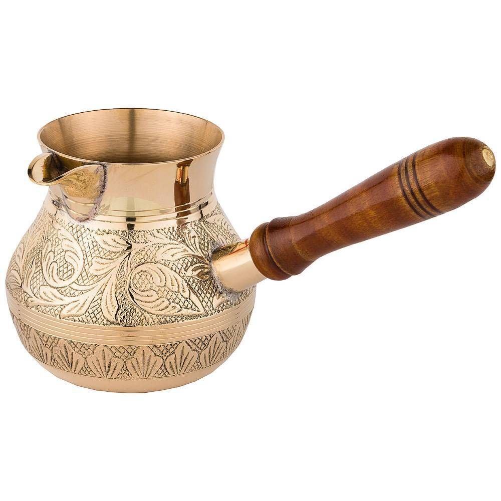 ТУРКА РЕЗНАЯ "GRAVING" 450МЛ. ЛАТУНЬ (КОР=40ШТ.)