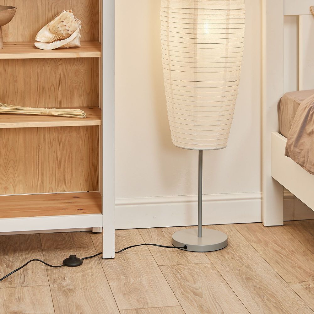 UML-T410 2хE27 WHITE Торшер напольный под две лампы Е27. 2х60W. Механический выключатель. Белый. ТМ Uniel