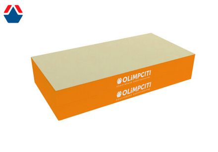 Мат спортивный складной 1000х1000х100 мм  2 сложения (вин.кожа) ОРАНЖЕВО-БЕЖЕВЫЙ