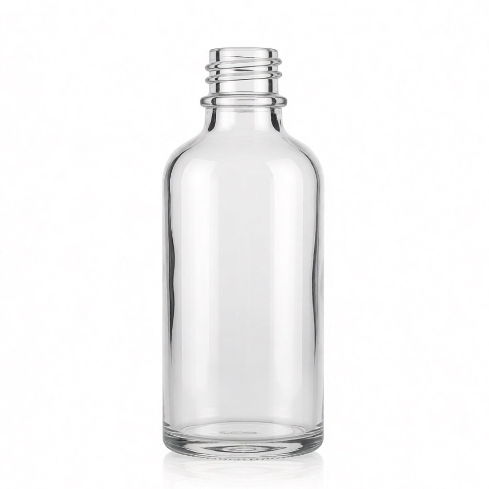 Флакон стекло 50 мл (18) прозрачный Китай