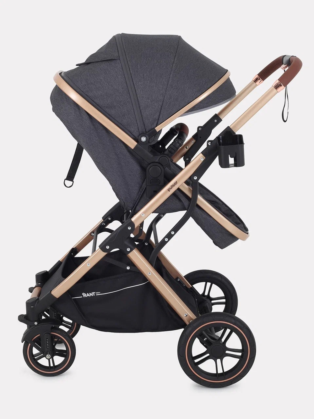 Коляска трансформер Rant Basic Pulsar Gold Grey