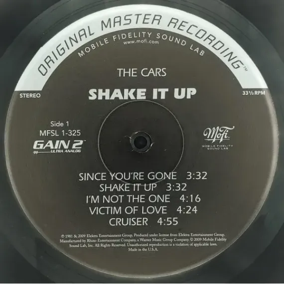 The Cars - Shake It Up LP