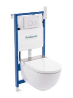Panasonic Унитаз-биде электронный Panasonic CH2730 с инсталляцией и кнопкой смыва_Комплект