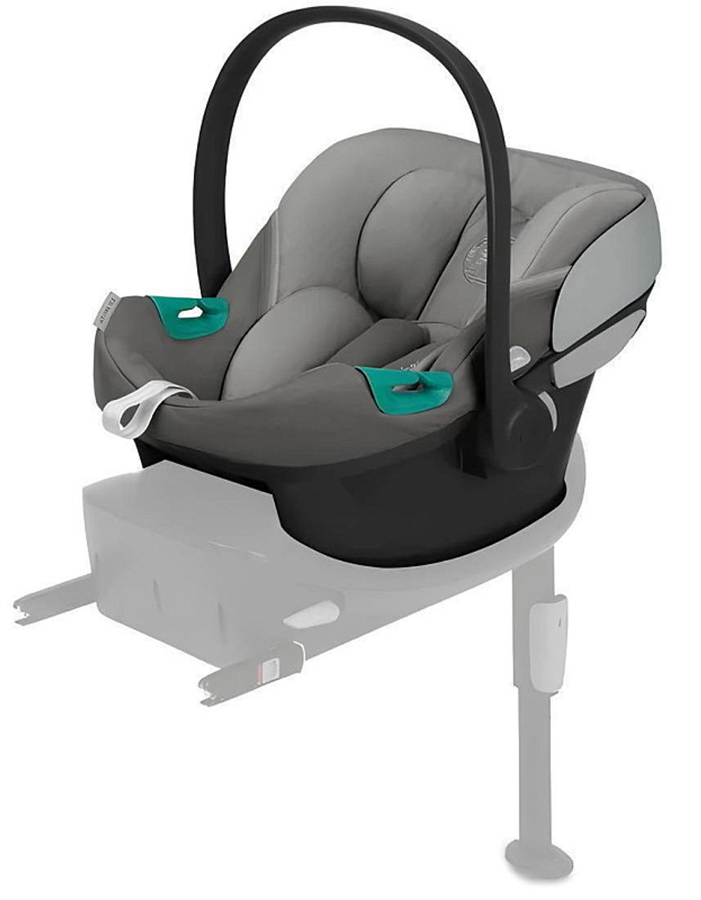 Коляска Cybex Balios S Lux BLK complete Aton S2 Lava Grey 3 в 1 Moon Black с дождевиками