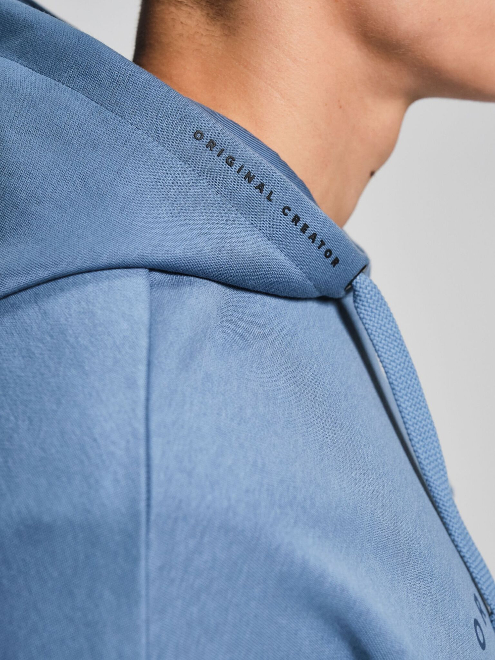 Худи мужское ORIGINAL CREATOR OVERHEAD HOODIE, Светло-синий