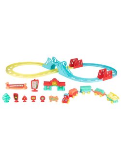 Игровой набор Железная дорога с паровозиком для малышей (81503)