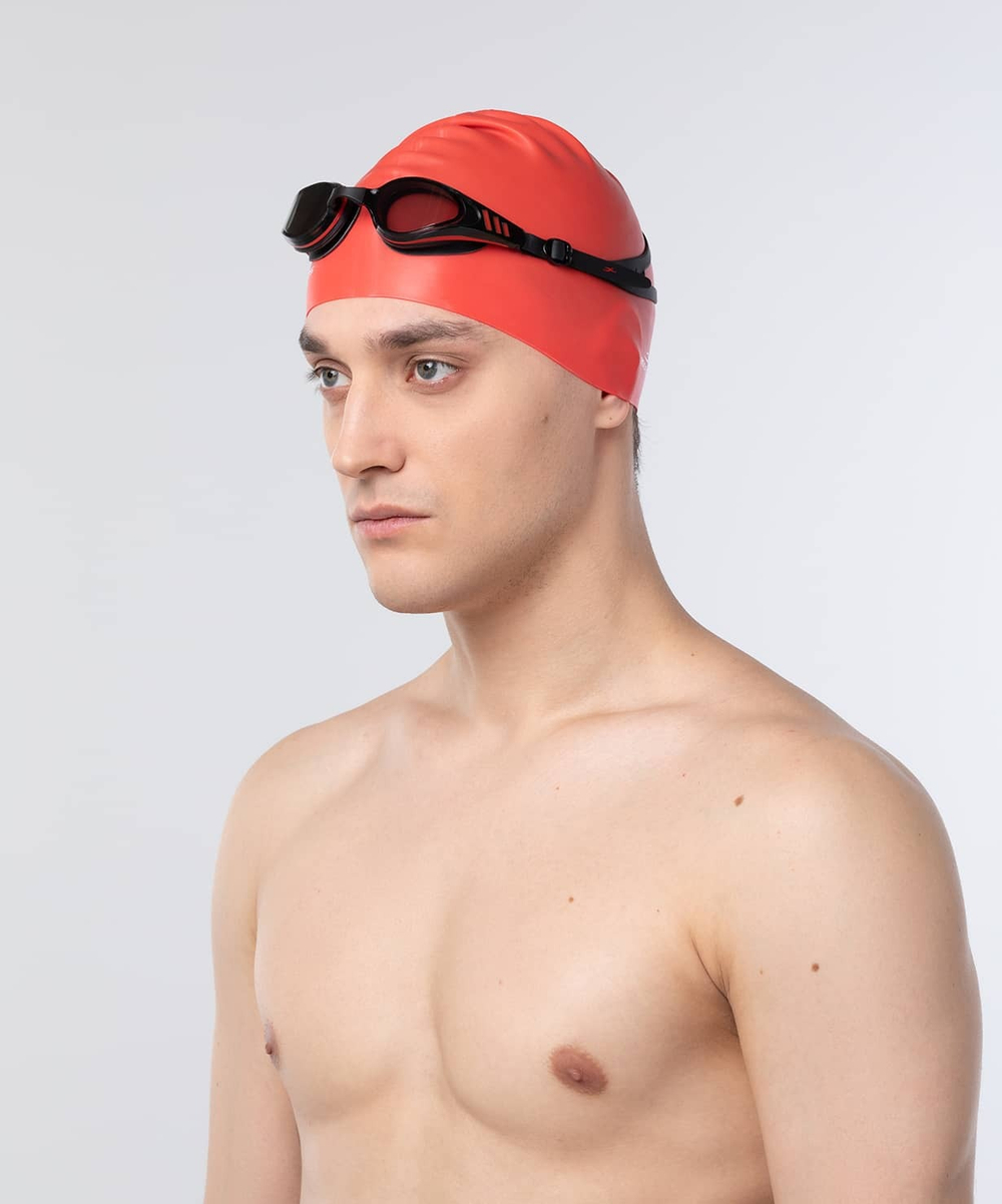 Шапочка для плавания Nuance Red, силикон