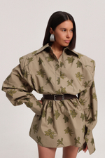 Рубашка в цветок