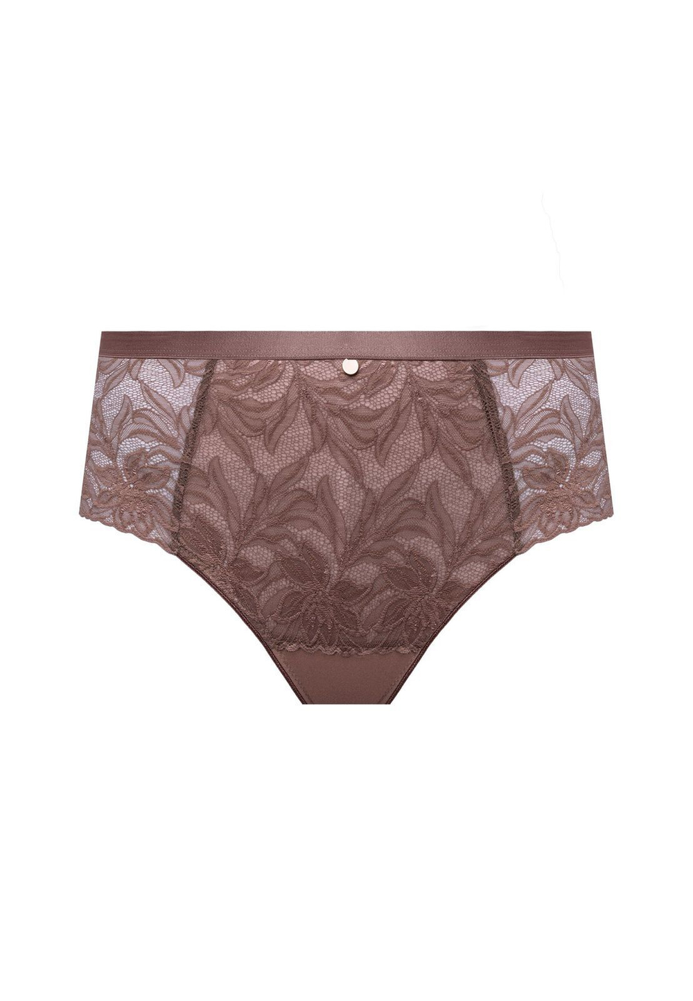 Трусики-слипы Rebecca с завышенной линией талии (Размер: XL) (Цвет: кофейный)