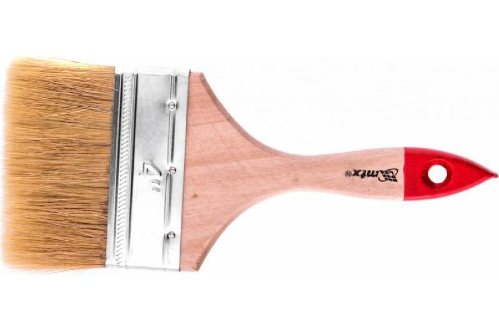Кисть плоская «Стандарт» 3"(75мм), натуральная щетина