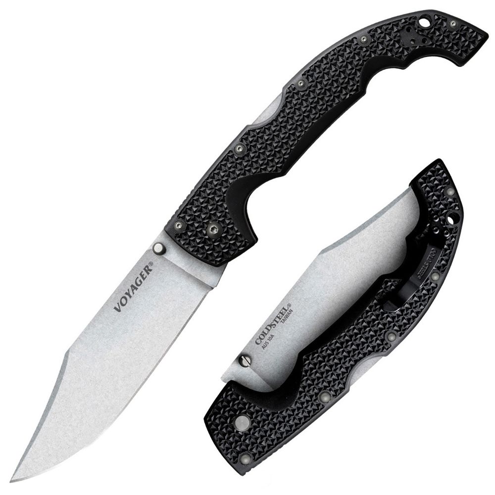 Нож Cold Steel модель 29AXC Voyager Clip 5 Plain Edge
