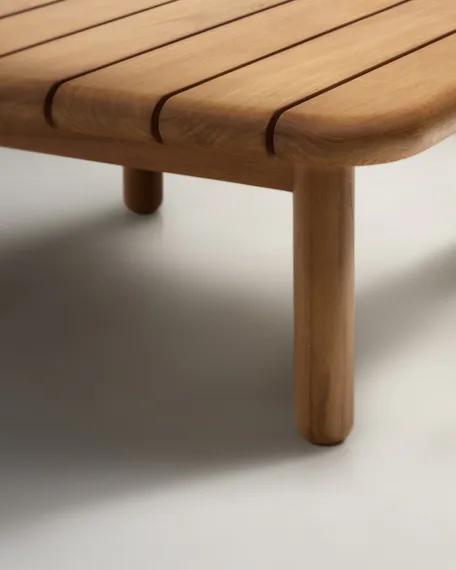 Журнальный столик Turqueta из массива тика, 70x70 см