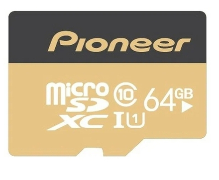 Карта памяти Pioneer 64Gb Micro SDXC Card Class 10