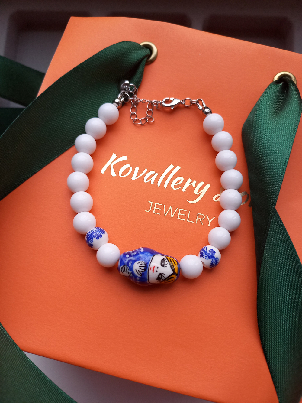 Браслет "Матрешка" синий