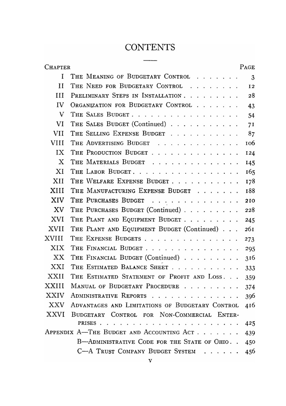 Budgetary control | James Oscar McKinsey