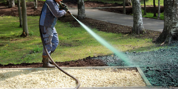 Гидропосев газона