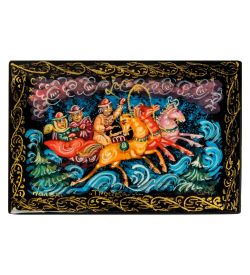 Народные промыслы ШК-85/23 Шкатулка «Тройка-зима»