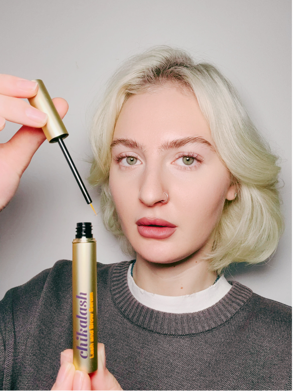 3Х Сыворотка дл роста ресниц и бровей Chikalash 5 мл.