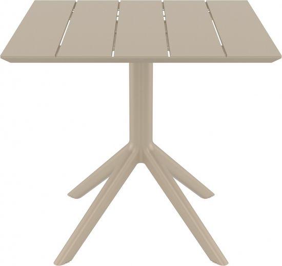 Стол пластиковый Paris Table 80 бежевый