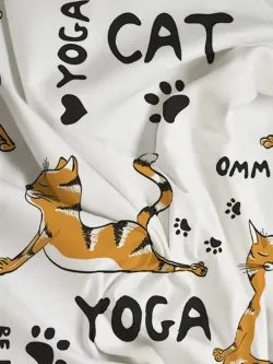 Ткань для пошива "Yogacat" Сказка бязь, длина 8 м., ширина 2,2 м.