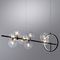 Подвесная светодиодная люстра Arte Lamp Saturn A7790SP-50BK