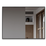 ЗЕРКАЛО 800*600 с шлиф. кромкой и УФ-печатью, прямое, черный