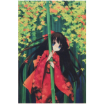 Алмазная мозаика на подрамнике с полным заполнением «МИР ЯРКИХ КРАСОК», аниме девушка, 20*30см