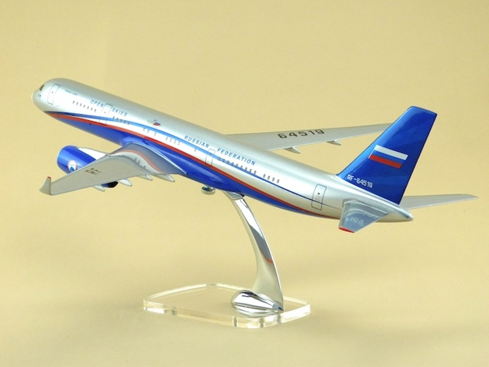 Модель самолета Ту-214ОН (М1:100, Открытое небо)