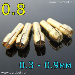 Цанга 0.8 мм - 4.3RB